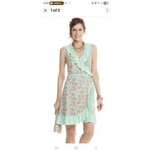 Matilda Jane Wrapped in Sunshine Dress Medium Happy & Free Spring